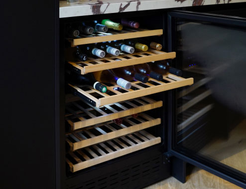 Monochromatic Lighted Display Niche